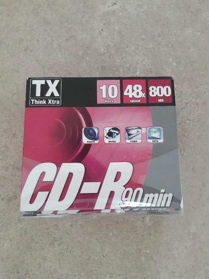 Nieuw: pak van CD-R (90min) beschrijfbare cd roms, Computers en Software, Beschrijfbare discs, Nieuw, Cd, Ophalen of Verzenden