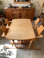 STOKKE Actulum tafel + 6 stoelen, Zo goed als nieuw