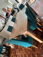 Eiken tafel met 6 eetkamerstoelen, Huis en Inrichting, Stoelen, Ophalen