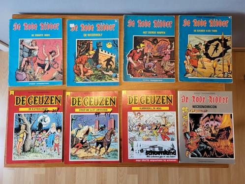 Lot 8 vintage strips Rode Ridder de Zwarte Roos & De Geuzen, Boeken, Strips | Comics, Gelezen, Verzenden