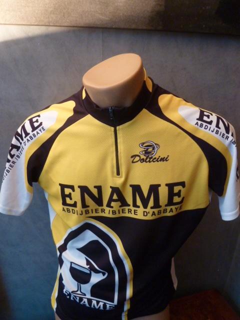 Maillots (15) cycliste Doltcini XXL, Abbaye ENAME + 2 verres, Sports & Fitness, Cyclisme, Comme neuf, Vêtements, Enlèvement ou Envoi