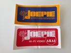 twee vintage 70's Joepie stickers muziek, Film, Tv of Omroep, Ophalen of Verzenden, Zo goed als nieuw