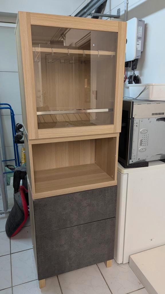 IKEA besta, Huis en Inrichting, Kasten | Vitrinekasten, Gebruikt, Glas, Ophalen