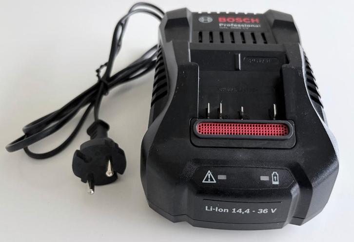 Bosch GAL 3680 CV 14.4V / 18V / 36V Li-Ion accu snellader, Doe-het-zelf en Bouw, Gereedschap | Machine-onderdelen en Toebehoren