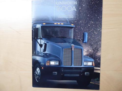 USA brochure KENWORTH T600A truck, Engels, 199??, Livres, Autos | Brochures & Magazines, Envoi