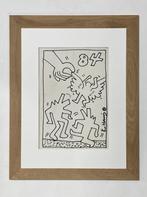 Keith Haring, tekening. Verkocht met Premium-frame, Ophalen of Verzenden