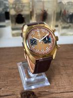 Vintage yema chronograaf 38mm vanjoux montre watch horloge, Bijoux, Sacs & Beauté, Enlèvement ou Envoi, Comme neuf