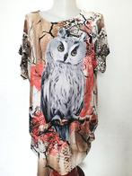Robe tunique fluide animal totem chouette hibou, Enlèvement ou Envoi, Comme neuf