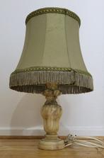 Lampe vintage en albâtre véritable – faite main en Italie, Ophalen