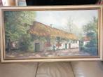 Schilderij hoeve - beaufort, Ophalen of Verzenden