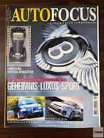 AutoFocus jan/feb 2001 – Bentley, Horch 855 & Clio V6, Boeken, Auto's | Folders en Tijdschriften, Ophalen of Verzenden, Gelezen