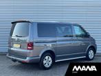 Volkswagen Transporter 2.0TDI 115PK L1H1 DC Airco Navigatie, Autos, Camionnettes & Utilitaires, Achat, 4 portes, Noir, Tissu