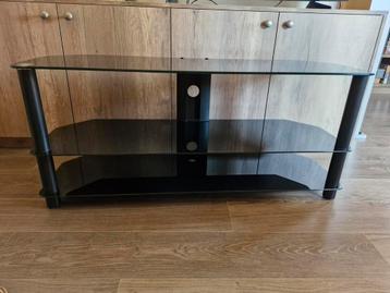 Tv meubel in zwart glas beschikbaar voor biedingen