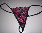 Rood zwarte string, Kleding | Dames, Ophalen of Verzenden, Rood, String