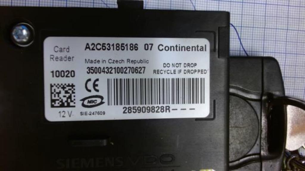Kit clés Renault Grand Scenic 3 1.5DCi 78kw  A2C5318518607, Autos : Pièces & Accessoires, Enlèvement ou Envoi, Utilisé, Renault