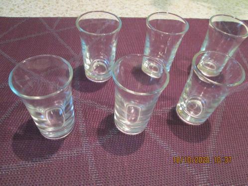 Verrines (6) apéritives en verre., Huis en Inrichting, Keuken | Servies, Zo goed als nieuw, Glas of Glazen, Effen, Glas, Ophalen of Verzenden