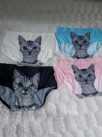 damesslipjes met poezenmotief, ANDERE, Ophalen of Verzenden, Overige kleuren, Slip