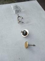 Vintage handgrepen kast, schuif, deur, wandhaak NOS, Ophalen of Verzenden, Koper