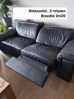 2 driezits in leder., Ophalen, Zo goed als nieuw