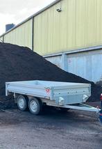 Remorque à deux essieux, housse amovible, Enlèvement, Utilisé