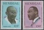 Rép. du SÉNÉGAL :1978:Y.493-94**: Apôtres de la non violence, Ophalen of Verzenden, Overige landen, Postfris