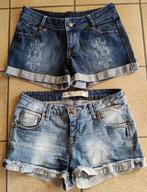 2 jeans shortjes: maat 36, Taille 36 (S), Courts, Bleu, Enlèvement ou Envoi