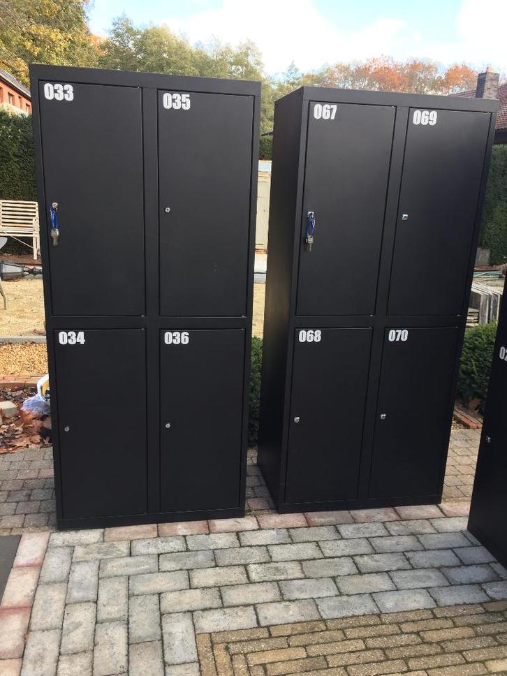 Ruime 4 - deurs lockers / lockerkasten / vakkenkasten, Maison & Meubles, Armoires | Casiers, Utilisé, Enlèvement