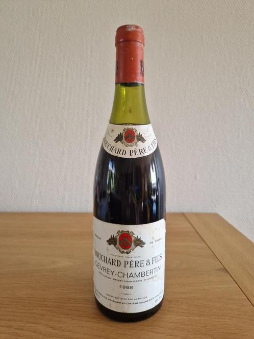 Bouchard Père - Gevrey Chambertin - 1988 - 75 cl, Verzamelen, Wijnen, Nieuw, Rode wijn, Frankrijk, Ophalen of Verzenden