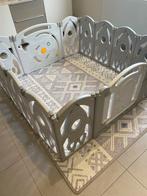 Grijs-witte modulaire babybox  145 cm x 145 cm, Kinderen en Baby's, Ophalen, Zo goed als nieuw
