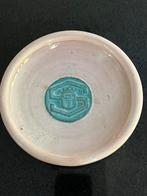 Vintage PERIGNEM Vandeweghe gesigneerde kom schaal turquoise, Ophalen of Verzenden