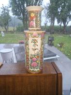 Vintage Chinese vaas van handbeschilderd aardewerk, Ophalen of Verzenden
