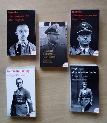 Biographique de Himmler, Goering, Heydrich et Heinz Guderian, Enlèvement ou Envoi, Autre, Comme neuf, Collectif