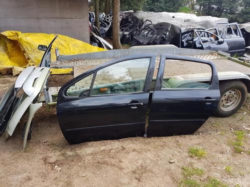 PEUGEOT 307 HB PORTIEREN LV+LA BJ 2001 2007, Auto-onderdelen, Carrosserie, Deur, Gebruikt, Ophalen of Verzenden