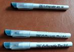 ZIG, Kalligrafie pennen, rechte of schuine tip, 1, 2 en 3mm., Comme neuf, Enlèvement ou Envoi