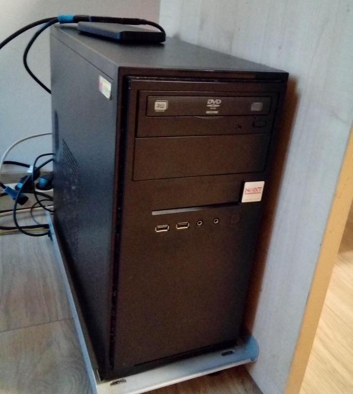 PC à vendre, Computers en Software, Desktop Pc's, Gebruikt, 3 tot 4 Ghz, SSD, 16 GB, Met monitor, Ophalen
