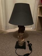 Houten lamp met lampenkap, Moins de 50 cm, Enlèvement, Bois, Neuf