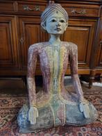 **Authentiek Handgesneden Javaans Houten Figuur - Vintage, Ophalen