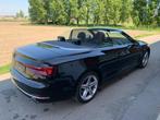 AUDI A5 2.0 HYBRIDE CABRIO/NAVI/LEDER/VIRTUAL COCKPIT/CAMERA, Automaat, Cabriolet, Start-stop-systeem, Zwart