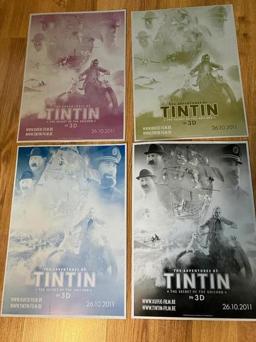 Plaques offset TINTIN, Collections, Personnages de BD, Utilisé, Autres types, Tintin, Enlèvement ou Envoi