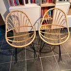 2 fauteuils à bascule en rotin, Maison & Meubles, Fauteuils, Enlèvement, Utilisé