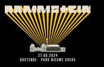 2 Tickets Rammstein do 27/06/24 112€ per ticket, Hard Rock ou Metal, Trois personnes ou plus