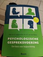 H.T. van der Molen - Psychologische gespreksvoering, H.T. van der Molen; G. Lang, Verzenden, Zo goed als nieuw