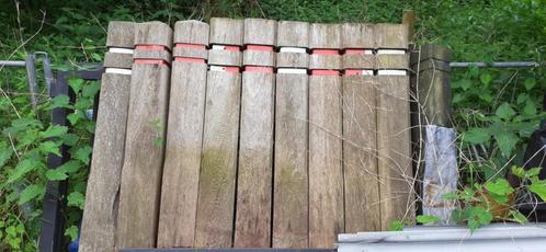 Afsluiting, Tuin en Terras, Palen, Balken en Planken, Gebruikt, Palen, Minder dan 180 cm, Hardhout, Ophalen