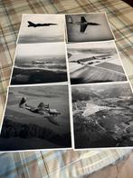 Set van 6 oude foto's van Belgische militaire vliegtuigen, Verzamelen, Foto's en Prenten, 1960 tot 1980, Foto, Ophalen of Verzenden