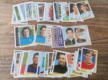 Panini WK 2002 Korea Japan, 53 verschillende stickers  beschikbaar voor biedingen