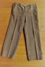 Bruine ribfluwelenbroek – heren – maat: 48-50, Kleding | Heren, Ophalen of Verzenden, Gedragen, Maat 48/50 (M), Bruin