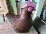 Grand panier poule vintage, Ophalen of Verzenden