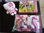 Hello Kitty : pop + blokjes, Kinderen en Baby's, Ophalen of Verzenden, Gebruikt