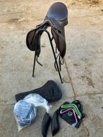 Edix Tudor 18 inch dressuurzadel, Dieren en Toebehoren, Paarden en Pony's | Zadels, Ophalen of Verzenden, Gebruikt, Dressuur