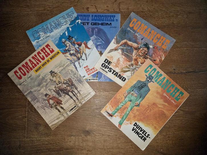 Comanche, buddy longway verschillende strips, Livres, BD, Utilisé, Plusieurs BD, Enlèvement ou Envoi